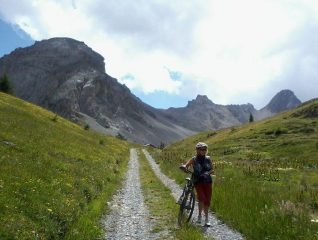 inizio discesa da Le Collet