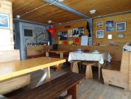 accogliente interno del rifugio