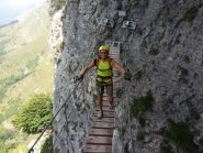 Biagio divertito sul ponte