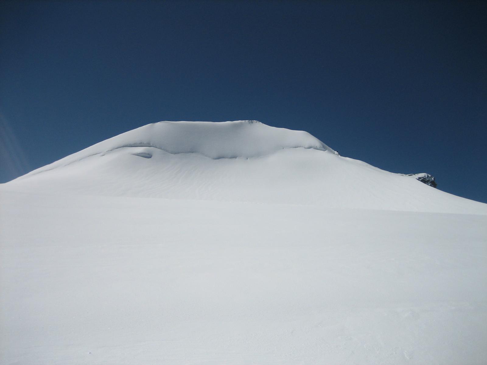 La calotta sommitale del Piz Argient.