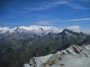Il gruppo del Rosa dalla punta