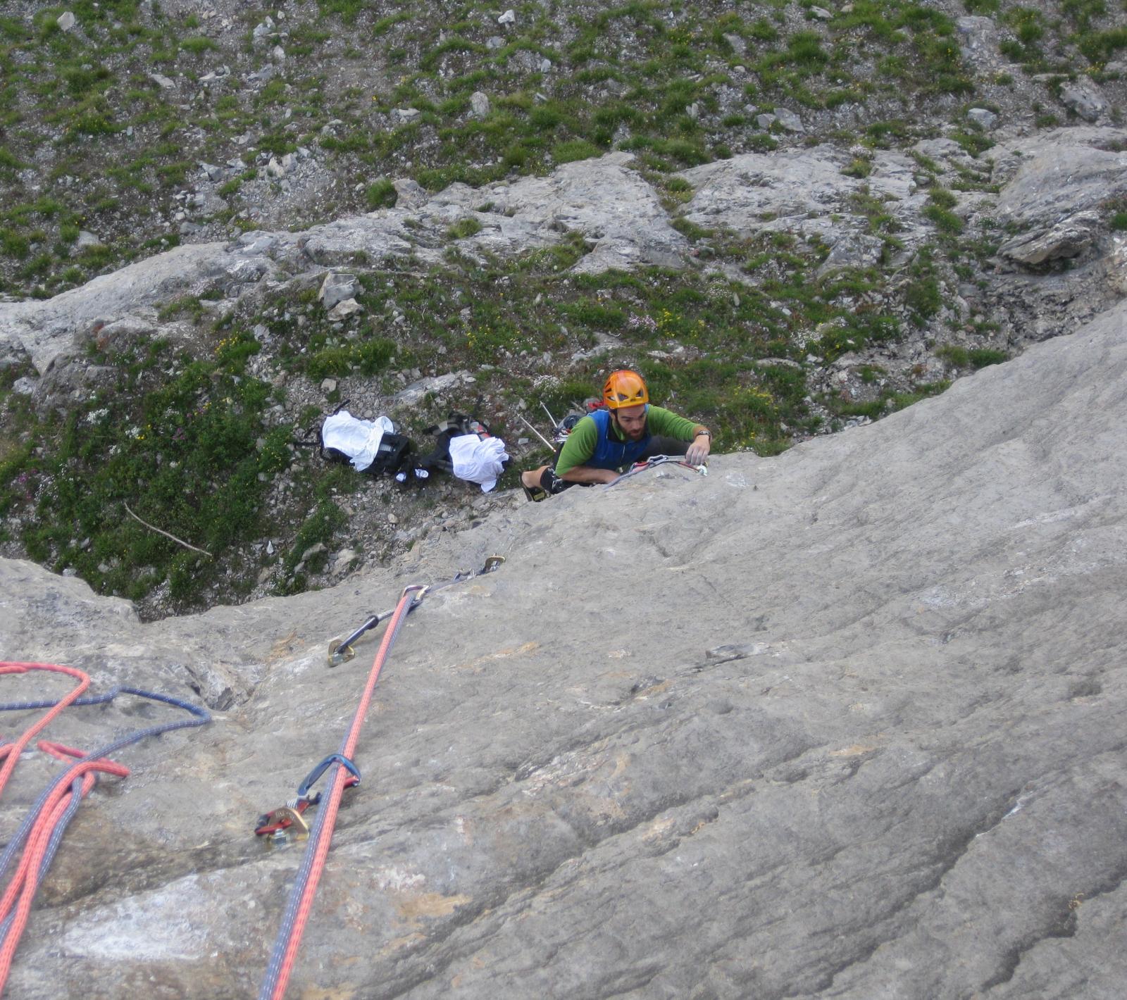 Il 1° tiro dall'alto