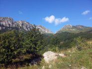 Il vallone dal sentiero di salita