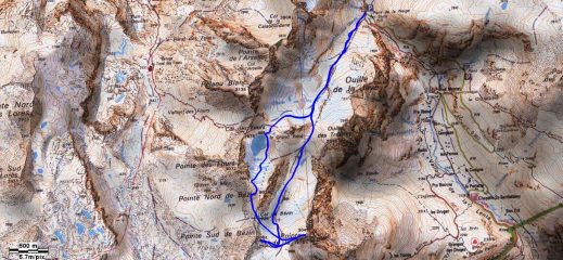 cartina con traccia gps