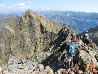 Verso l'anticima, in vista della punta 
