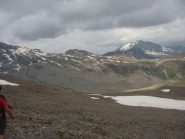 itinere per valicare la spalla rocciosa