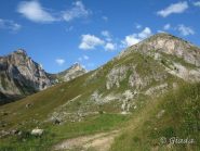 La strada verso il Vallone di Serour