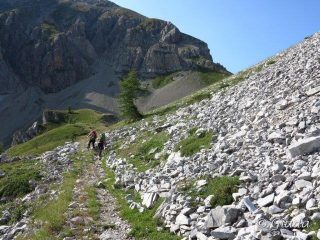 Sul sentiero verso il colle di Serour