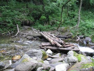 Ponticello sul torrente Gravio al ritorno