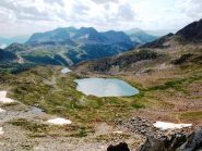 I laghi di terre rouge dalla bassa del drous