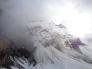 condizioni parete sud dal ghiacciaio di Sonadon