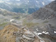 Il Vallone di Leviona visto dalla cima