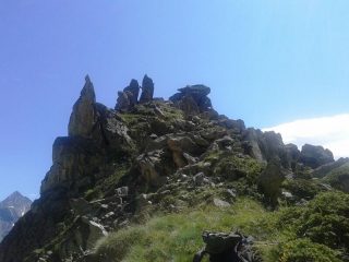 Inizio della cresta della Tour du Freyty