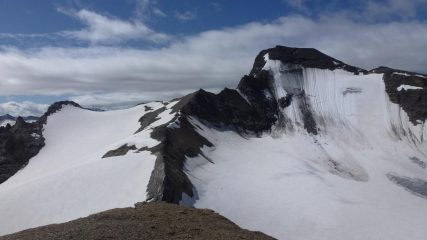 Grande Aiguille Rousse e Cima del Carro dalla Cima d'Oin