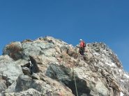 Enrico quasi in vetta