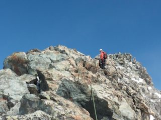 Enrico quasi in vetta