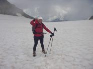 Simo sul ghiacciaio Rocciamelone