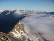 suggestivo panorama dalla vetta