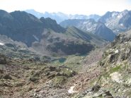 I laghi di Valrossa dall'alto