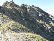 il traverso sotto il versante N