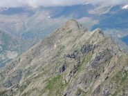 Il pizzo Pioltone dalla cima