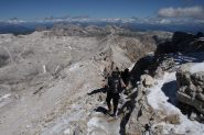 Inizio della cresta verso la forcella dai Ciamorces 