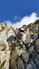 brevi passaggi alpinistici