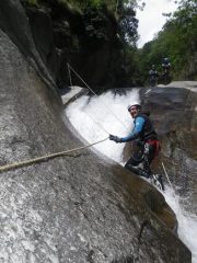 Luca sul  mancorrente tecnico della C45