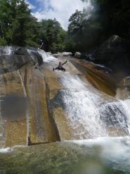 Luca di Nizza sul primo toboga
