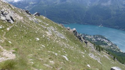 arrivo al Casotto PNGP delle Cialme