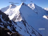 Dal Dirruhorn tutta la resta fino al Nadelhorn