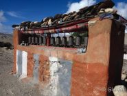 Monastero buddista tibetano di Tsarang ruote di preghiera