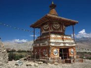 Chorten lungo il percorso