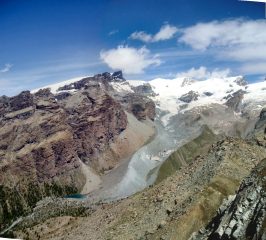 lago blu  la morena del rif. mezzalama ed il rosa