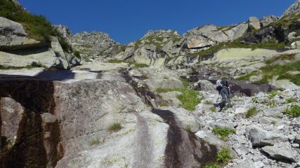 in salita verso la Fumà di sopra