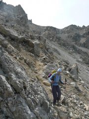 discesa su traccia infida