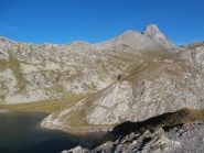 lago Bleu e cima da sfondo