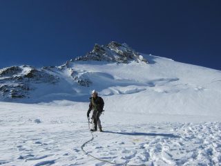 In discesa sulla normale