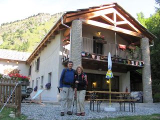 Rifugio Alevè alla partenza