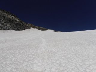 14 - drittone dalla cima a fondo ghiacciaio, fatto in discesa