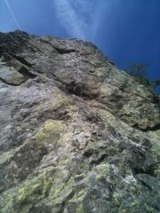 Il muretto d'inizio del sesto tiro