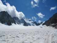 la parte più alta è invece agevole e panoramica. Siamo quasi n vista del rifugio.