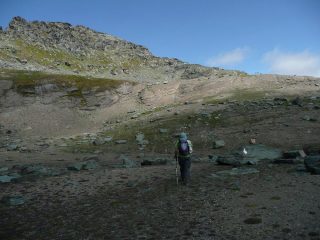 Plateau prima di attaccare la cresta