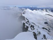 Parecchia neve sul percorso 