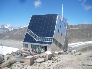 l'arrivo al rifugio..