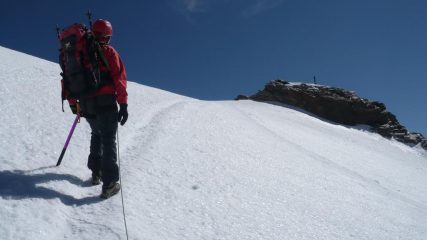 Prossimi alle roccette sommitali