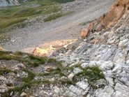 Il primo tratto della parete