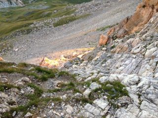 Il primo tratto della parete