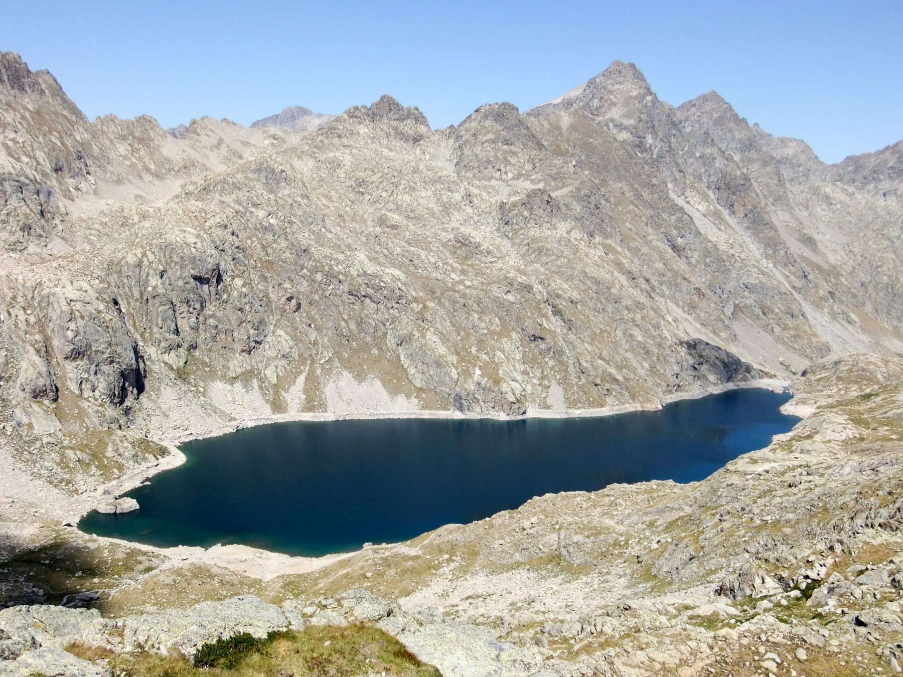 Lac du Basto dalla Baisse de Fontanalbe