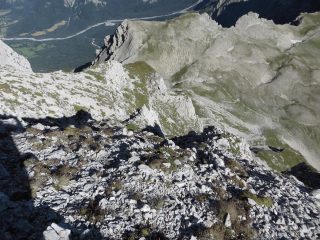 uno sguardo alla parete salita